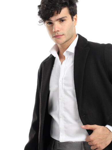 Stretch Coat - Black - Image 3