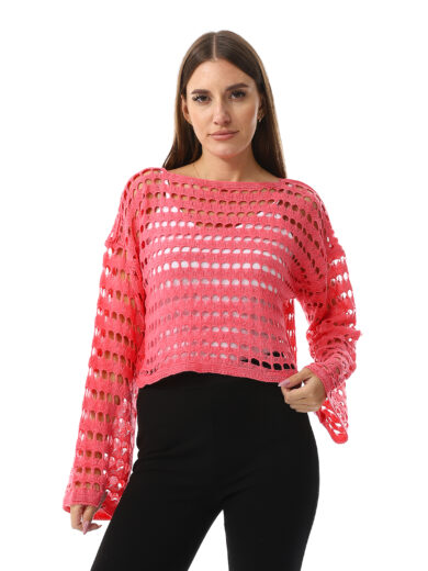 Top Crochet-Fuchsia