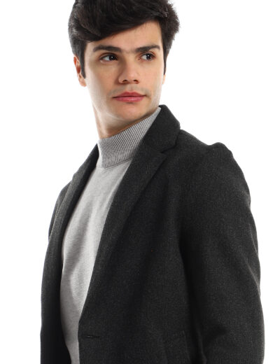Premium Coat- Dark Gray - Image 3
