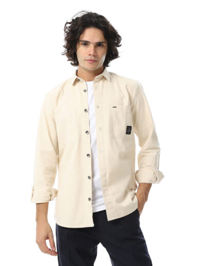 Over Shirt-Beige - Image 4