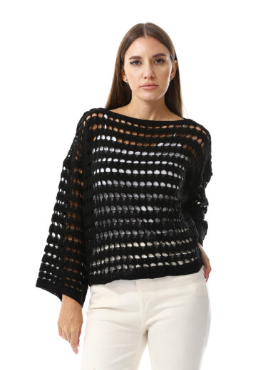 Top Crochet-Black - Image 3