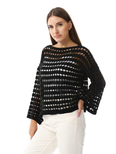 Top Crochet-Black - Image 4