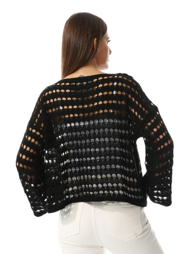 Top Crochet-Black - Image 6