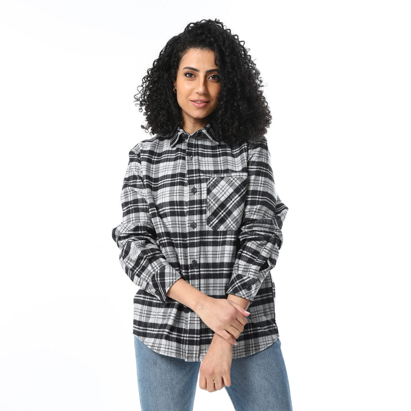 Shirt Jacket - Dark Grey - Image 6
