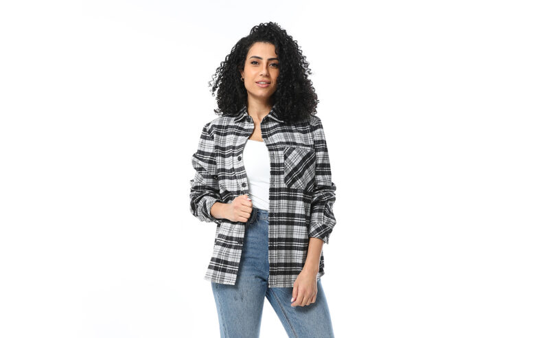 Shirt Jacket - Dark Grey - Image 5