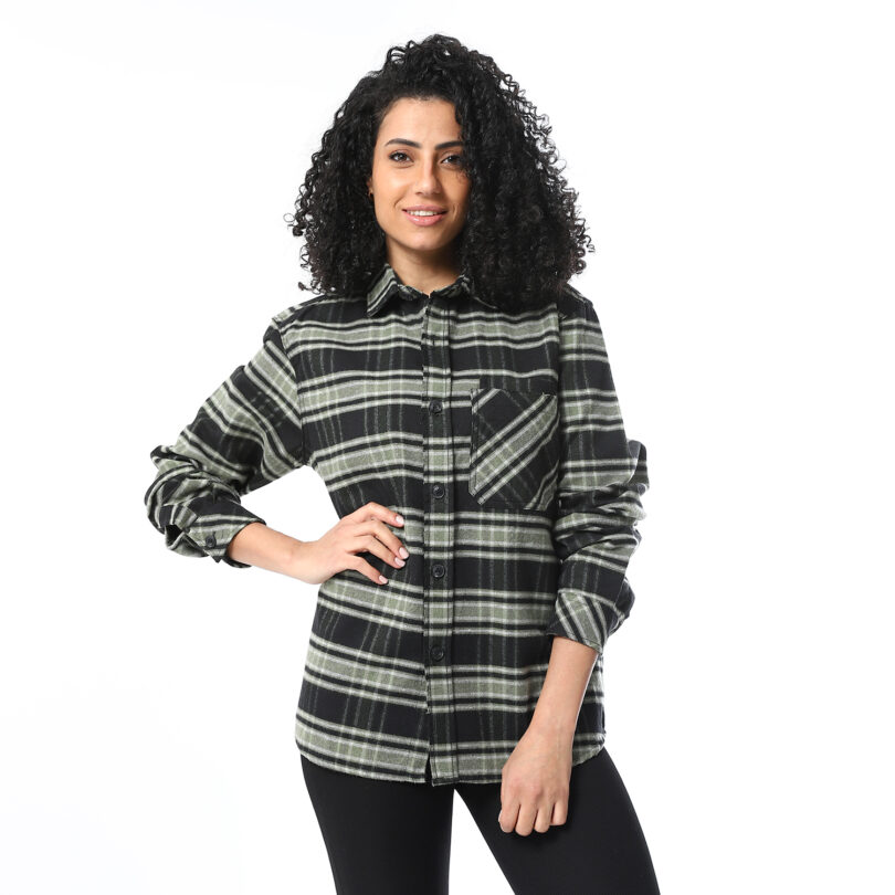 Shirt Jacket - Olive - Image 3