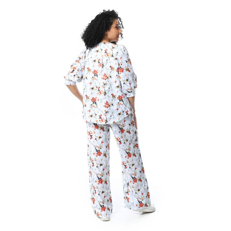 Printed viscose set - White - Image 6