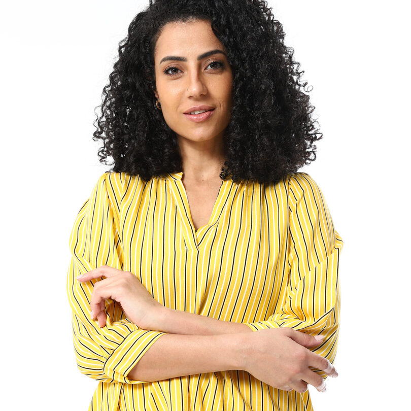 Printed viscose set - yellow - Image 2