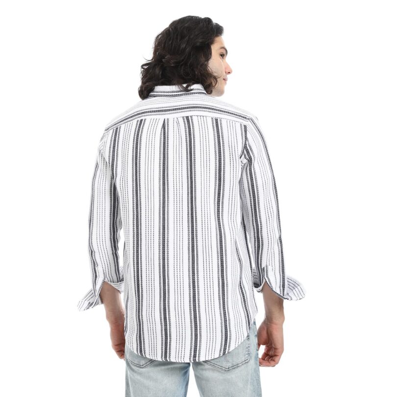 Biscuit Linen Shirt-White - Image 4