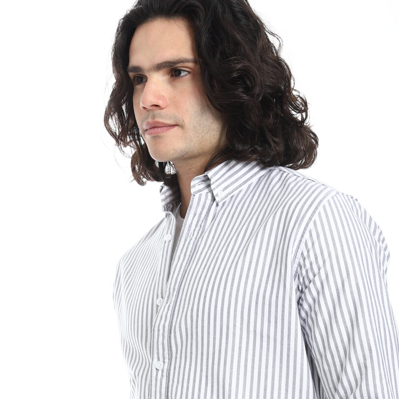 Striped Oxford Shirt-NB - Image 6
