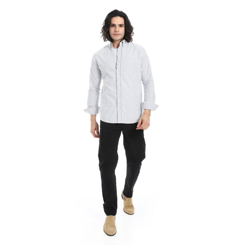 Striped Oxford Shirt-NB - Image 2