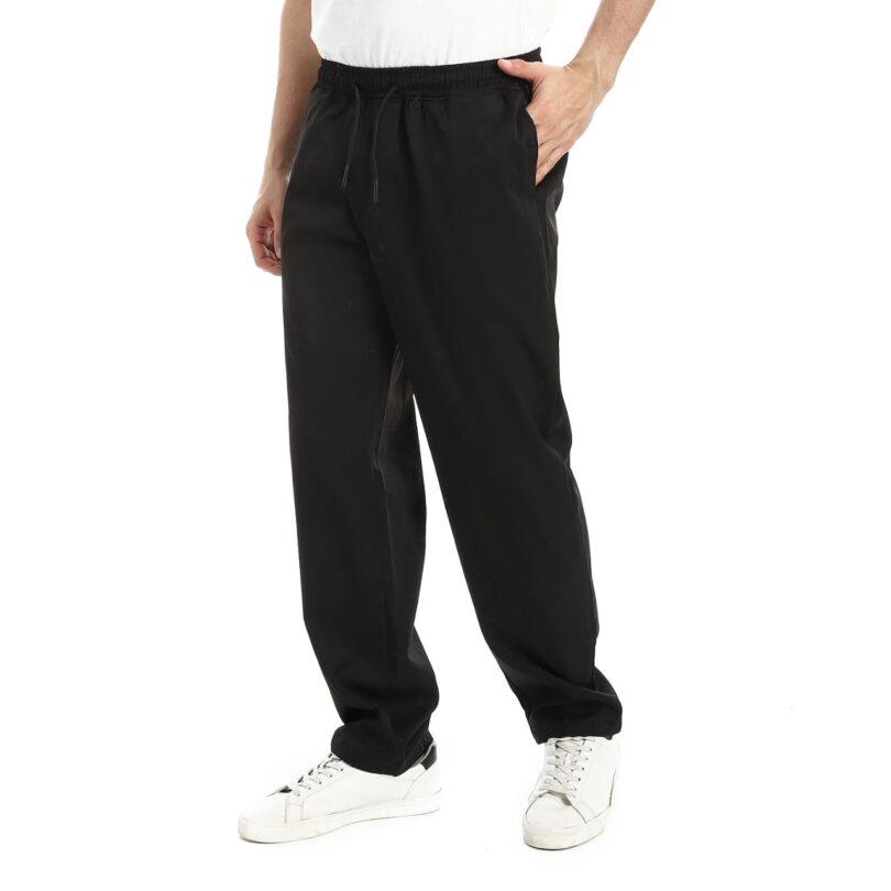 Soft Wide Leg Pants - Black