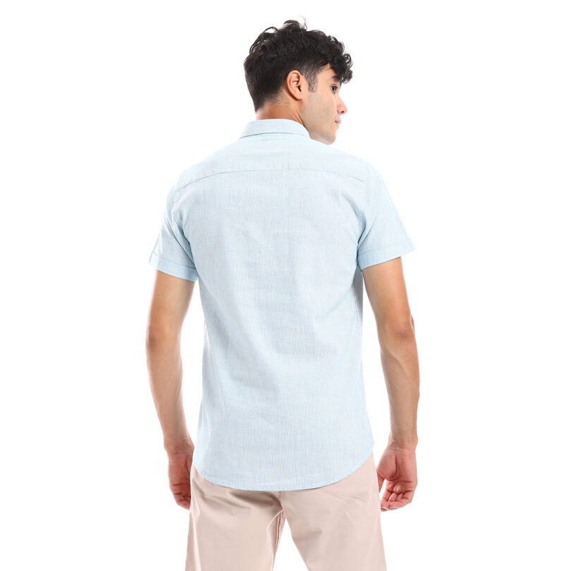 Linen Shirt -Sky Blue - Image 4