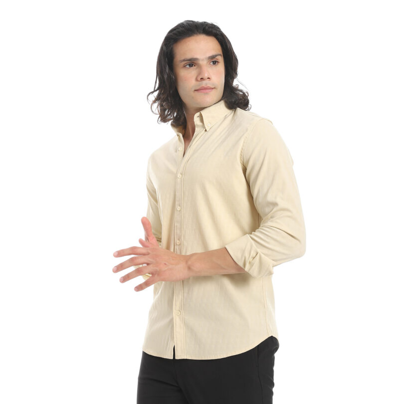 Soft Shirt - Beige - Image 3