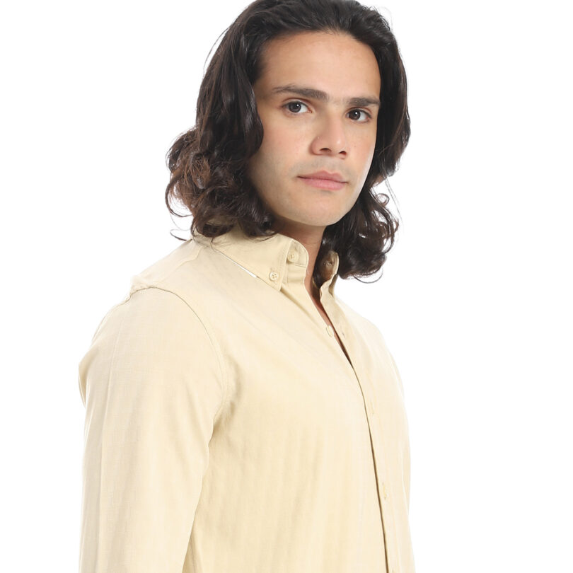 Soft Shirt - Beige - Image 5