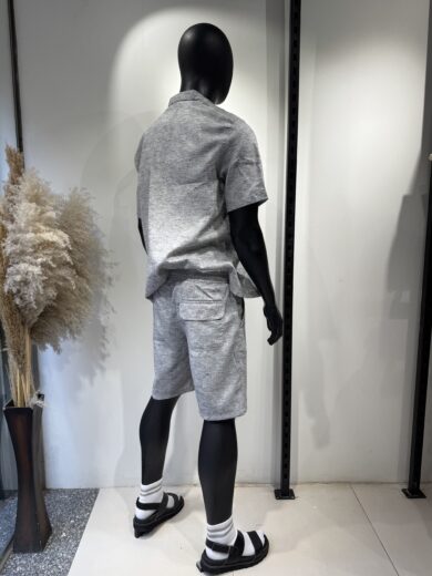 Men's summer set - Grey - Image 5