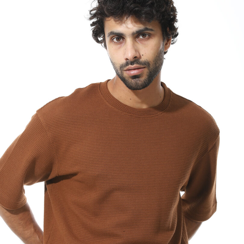 Bubble T-shirt - Brown - Image 2