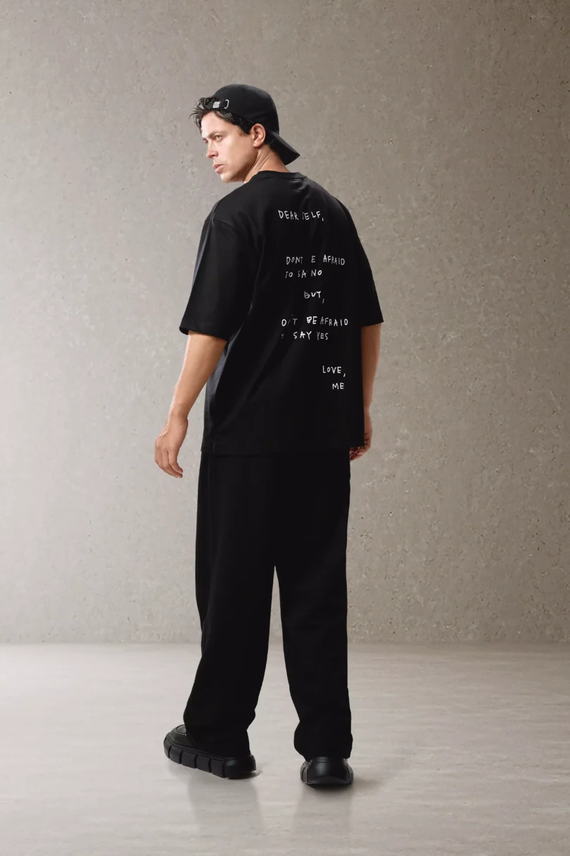 Soft Cotton T-shirt - Black - Image 2