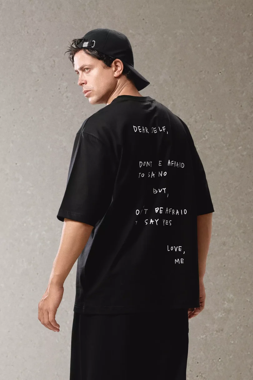 Soft Cotton T-shirt - Black