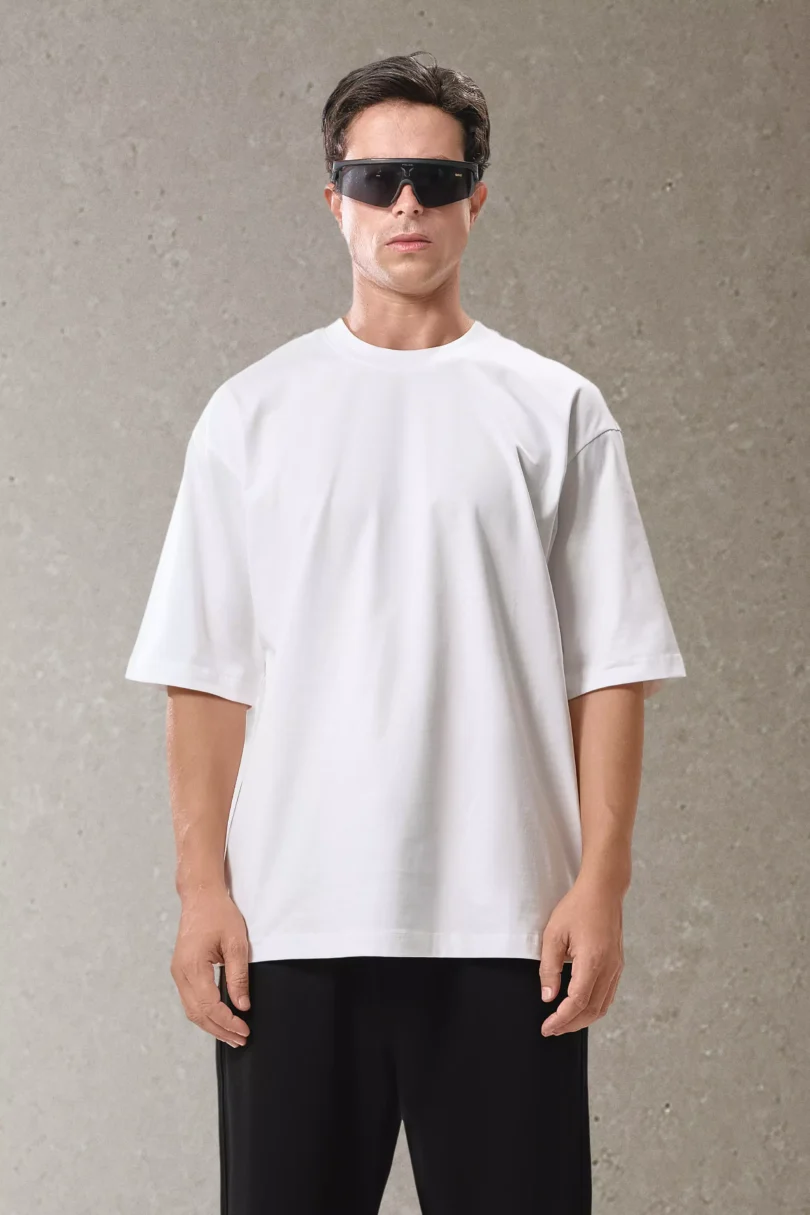 Soft Cotton T-shirt - White - Image 3