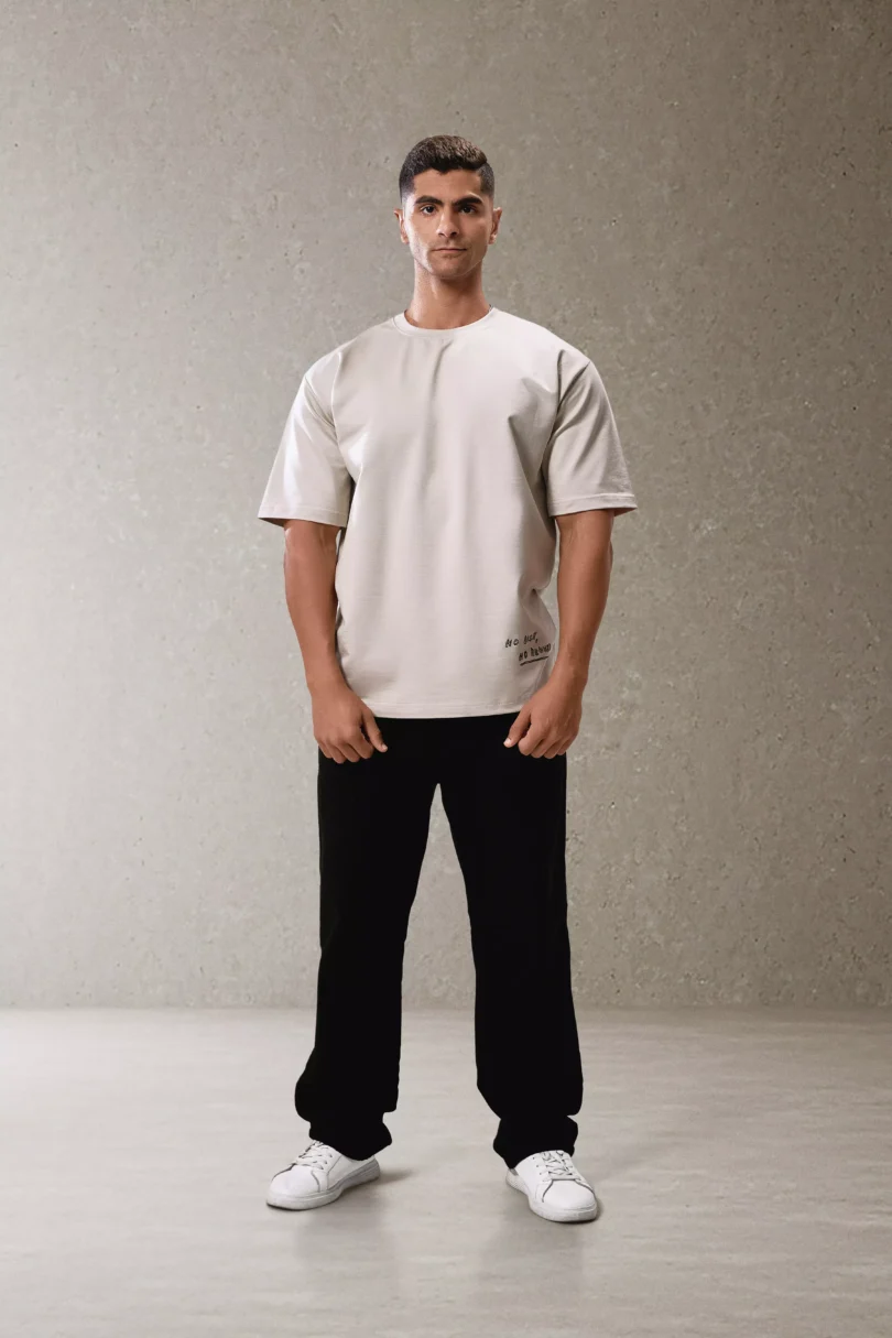 Milton T-shirt - Biege - Image 6