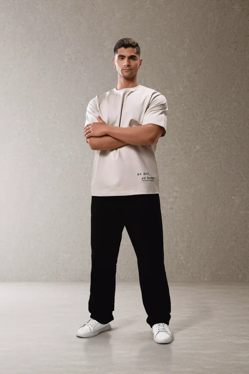 Milton T-shirt - Biege - Image 4