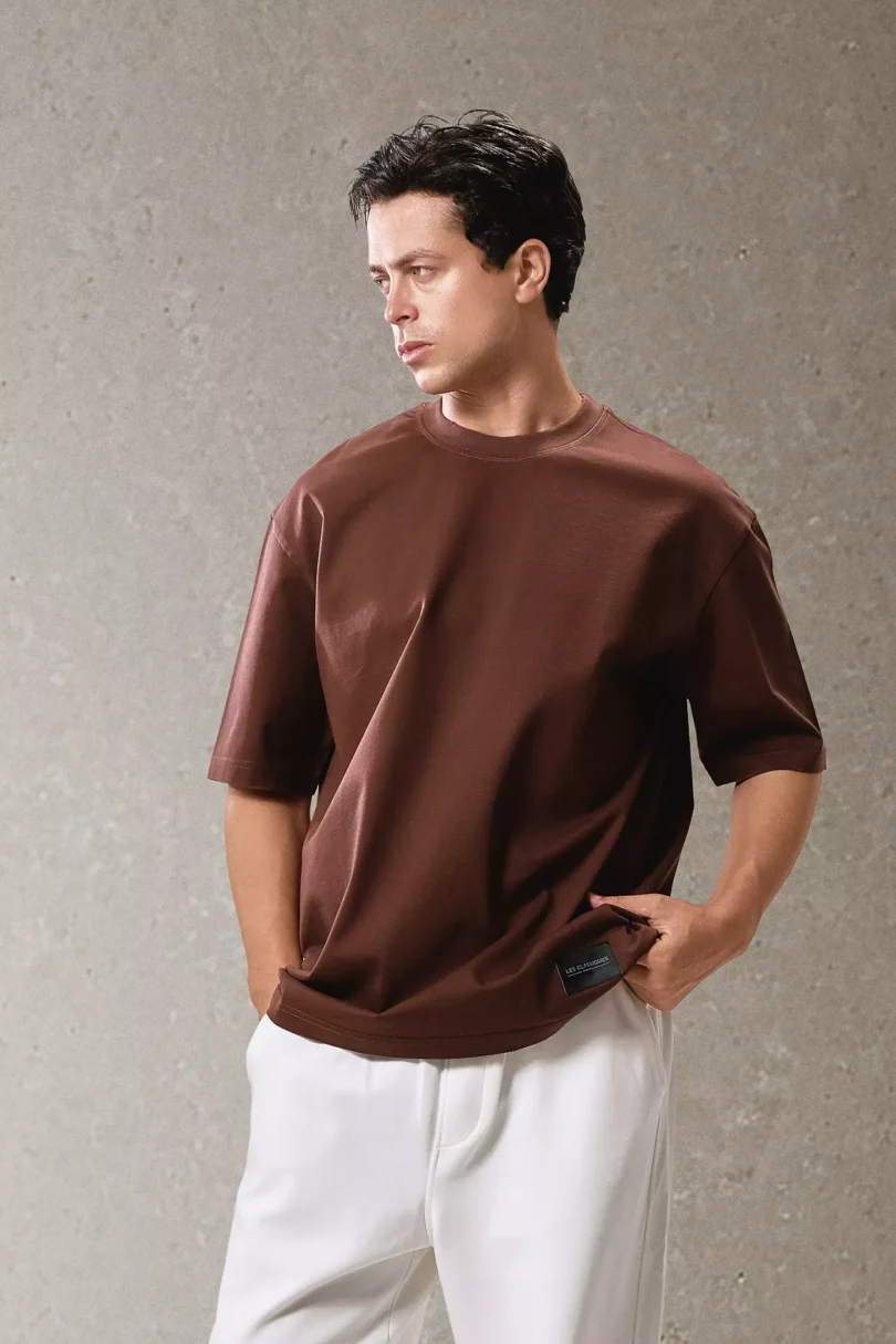 Boulevar T-shirt - Brown - Image 7