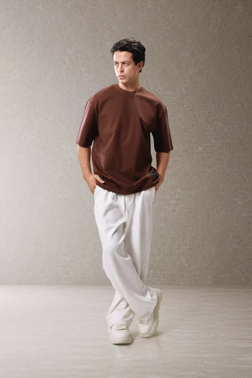 Boulevar T-shirt - Brown - Image 4