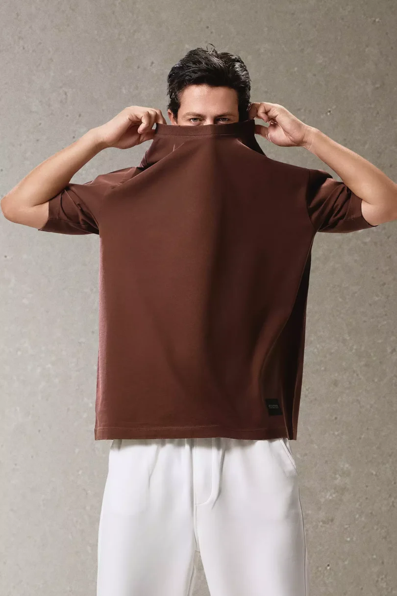 Boulevar T-shirt - Brown - Image 3