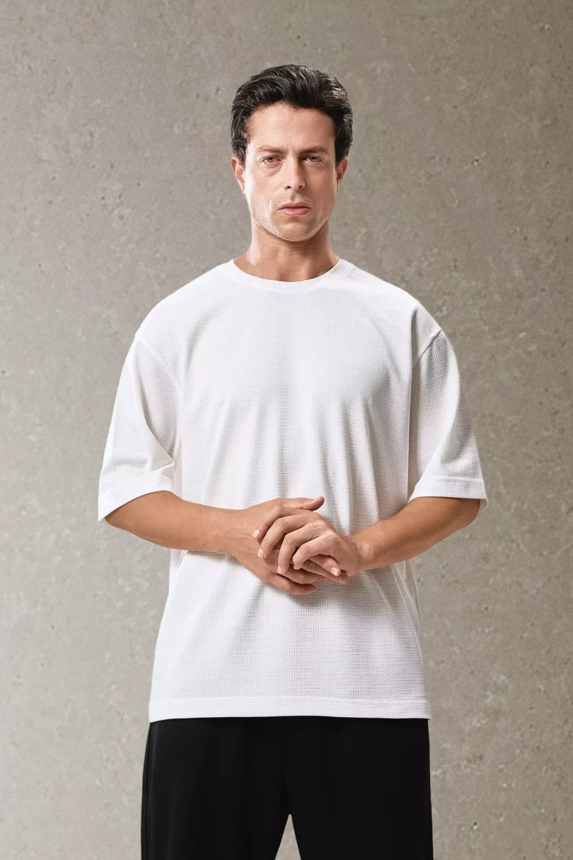 Bubble Oversized T-shirt - White