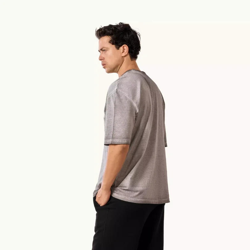 Oversized T-shirt - Grey - Image 3