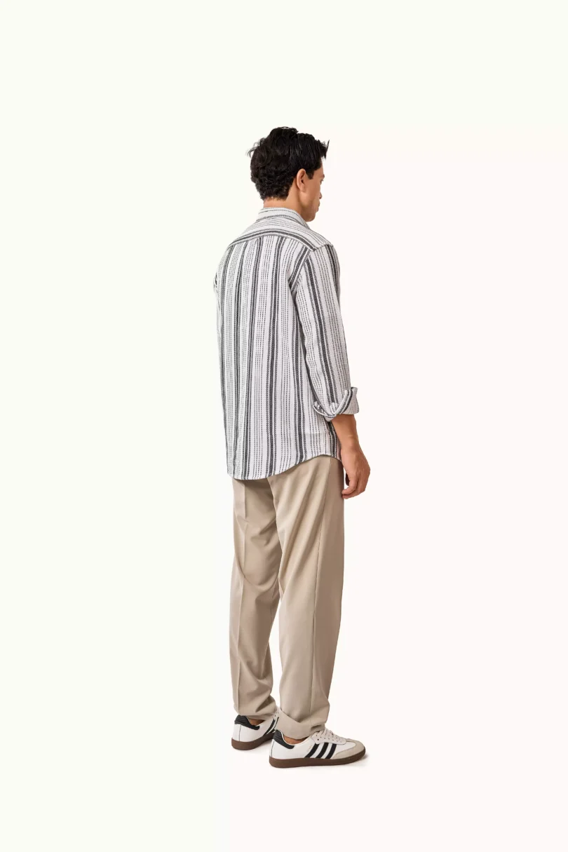 Striped Linen Shirt - Image 3