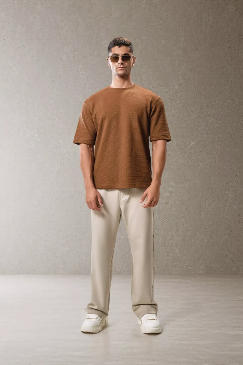Bubble T-shirt - Brown - Image 3