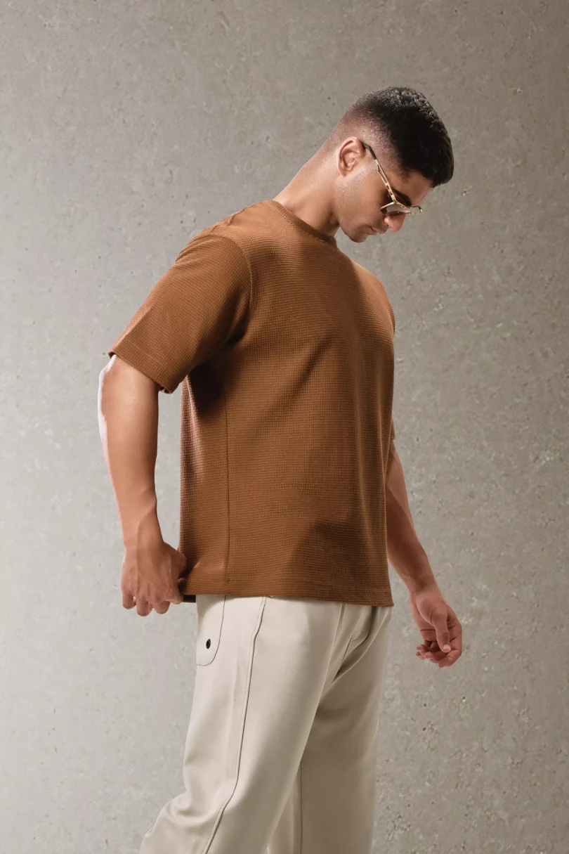 Bubble T-shirt - Brown - Image 2