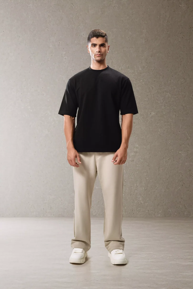 Bubble Oversized T-shirt - Black - Image 2