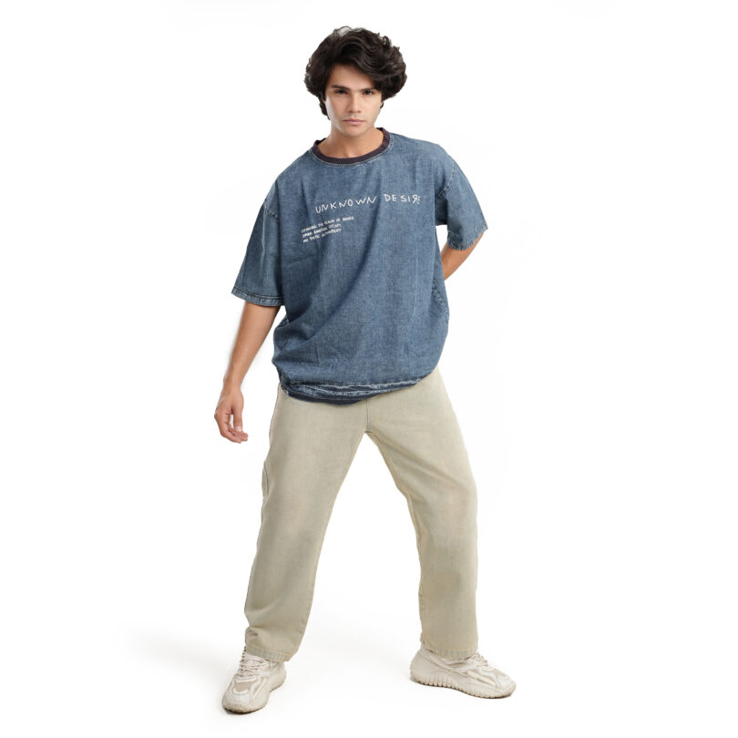 Oversized Jeans Tshirt - Image 2