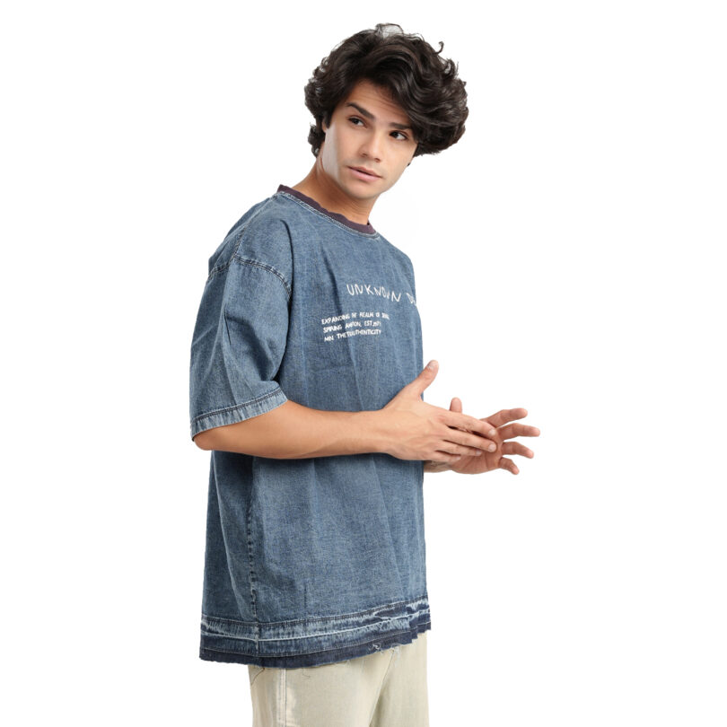 Oversized Jeans Tshirt - Image 5