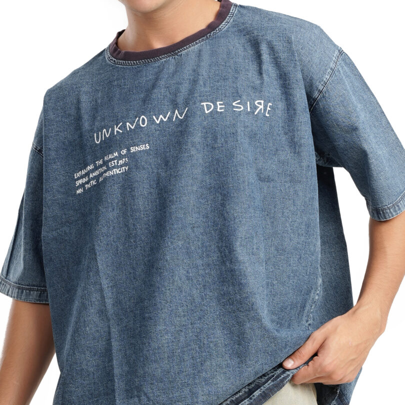 Oversized Jeans Tshirt - Image 6
