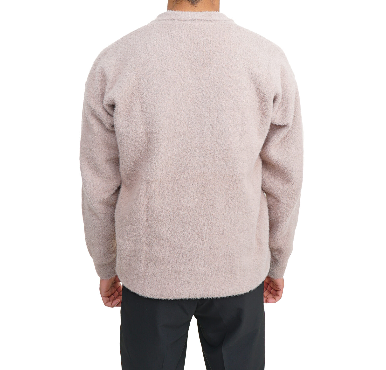 Mohair Polo Pullover - Light Cafe - Image 3