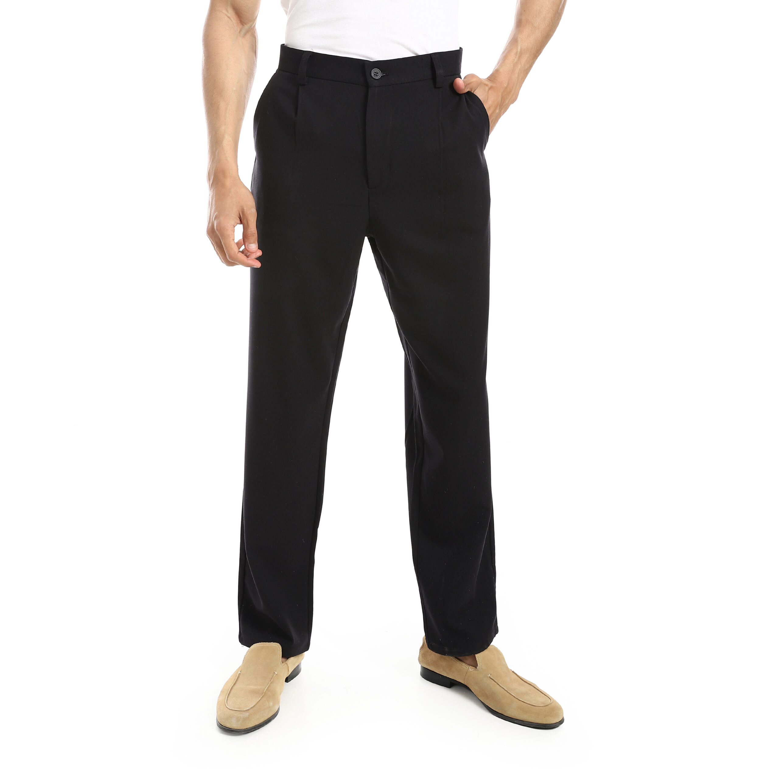 old money Straight Fit trousers - Black