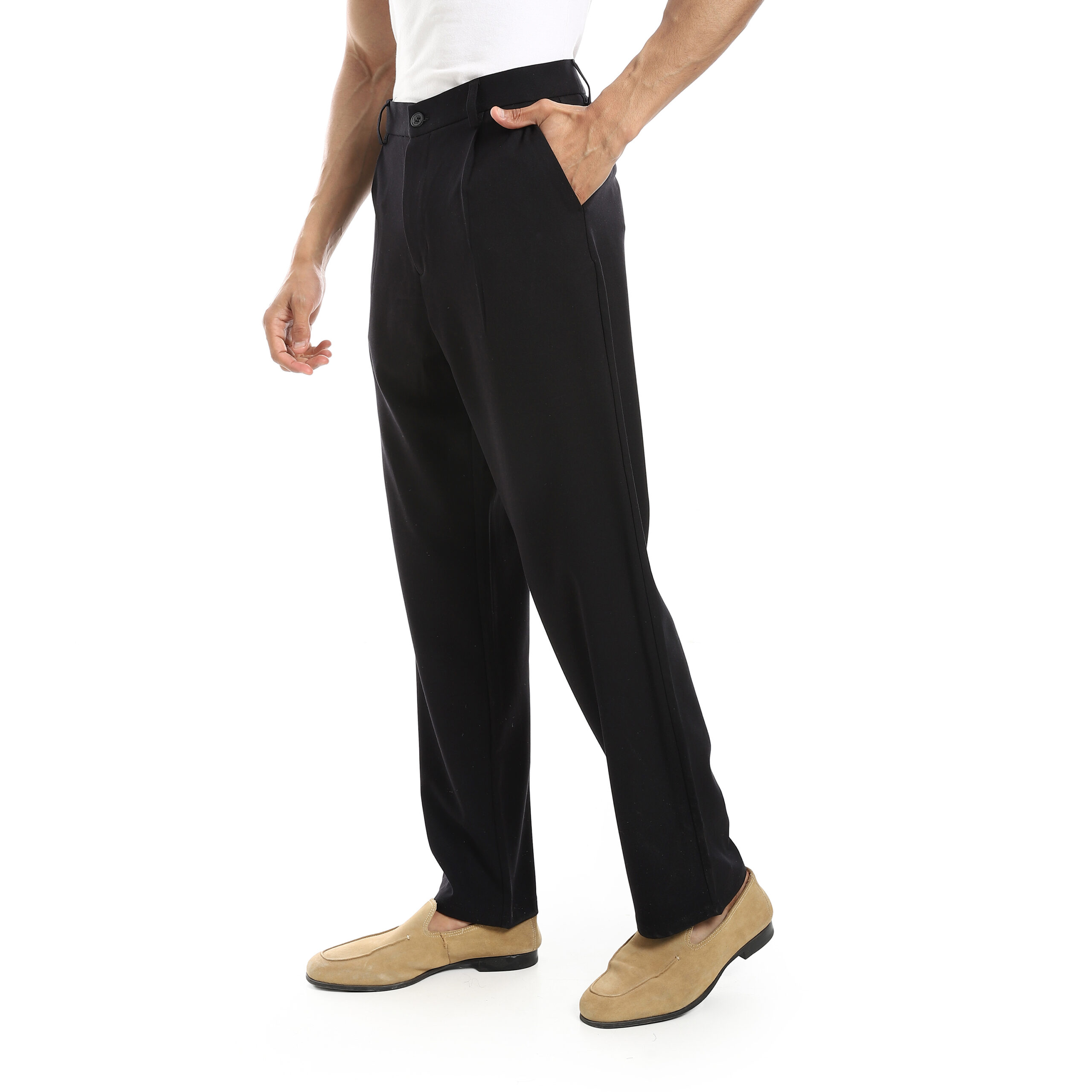 old money Straight Fit trousers - Black - Image 4