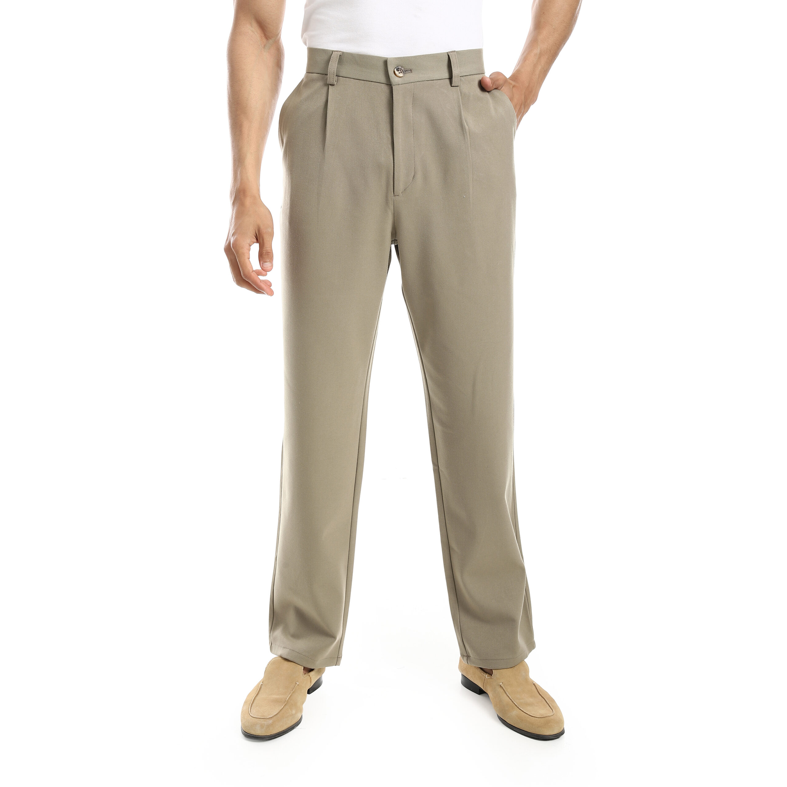 old money Straight Fit trousers - Mint green