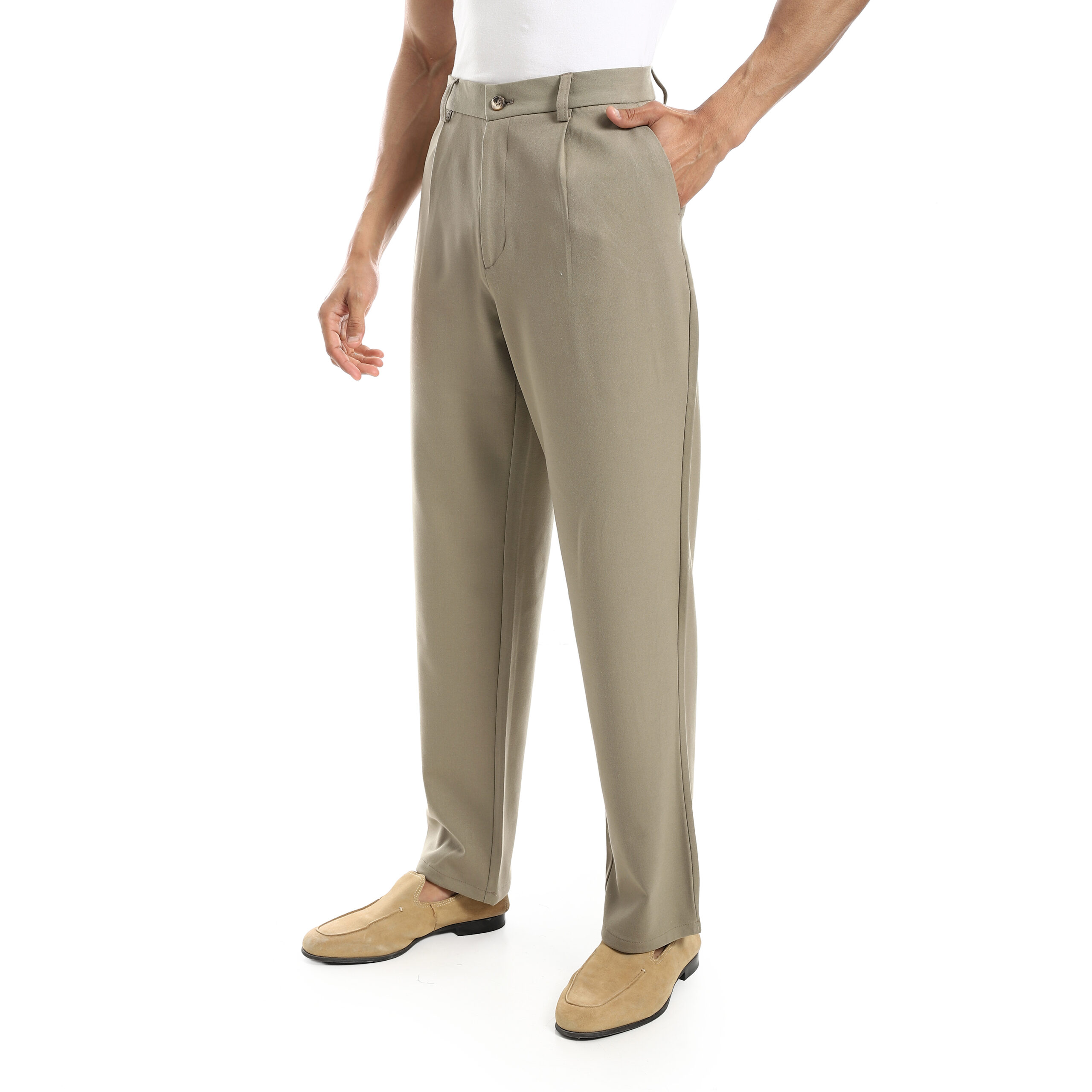 old money Straight Fit trousers - Mint green - Image 3