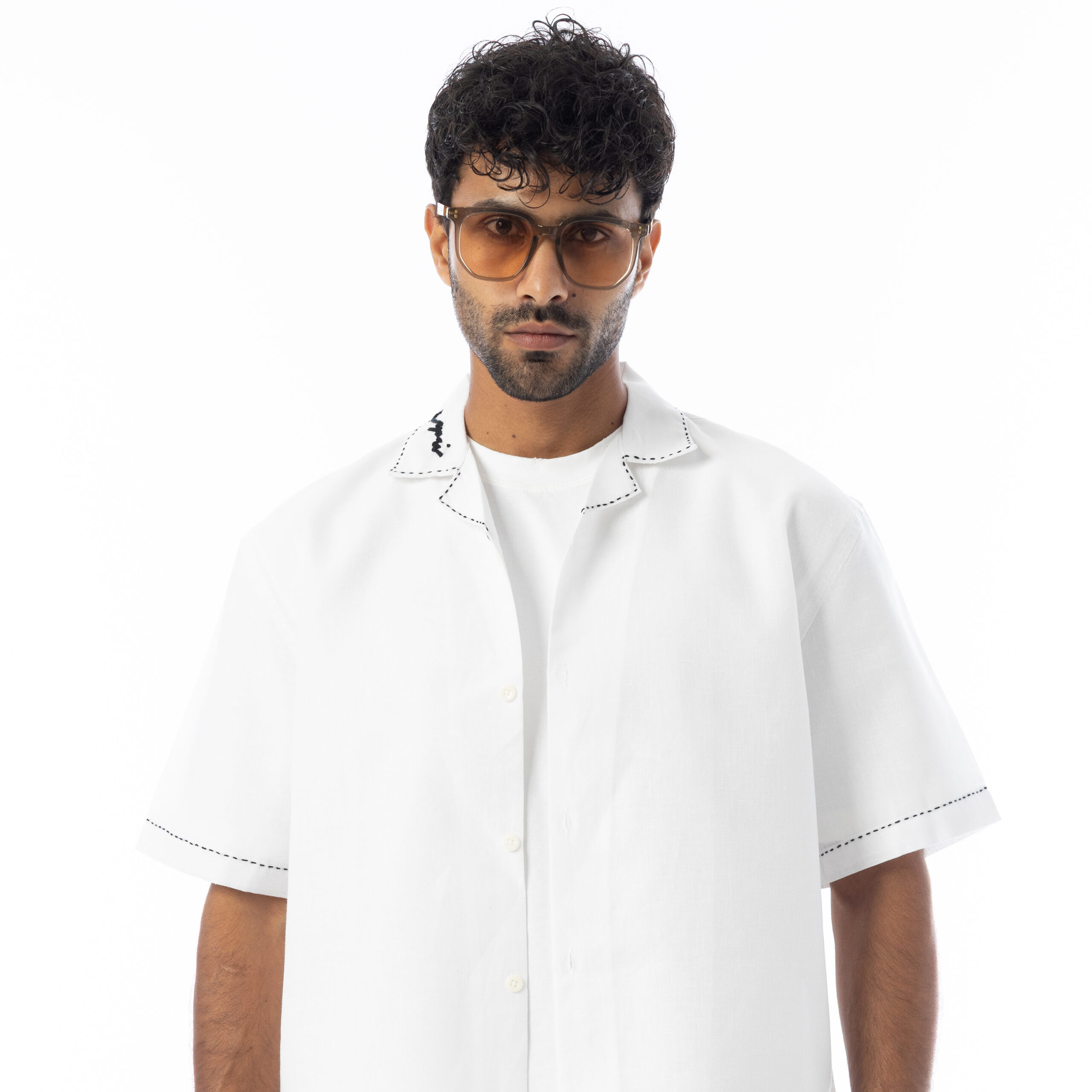 Handmade Linen Shirt-White
