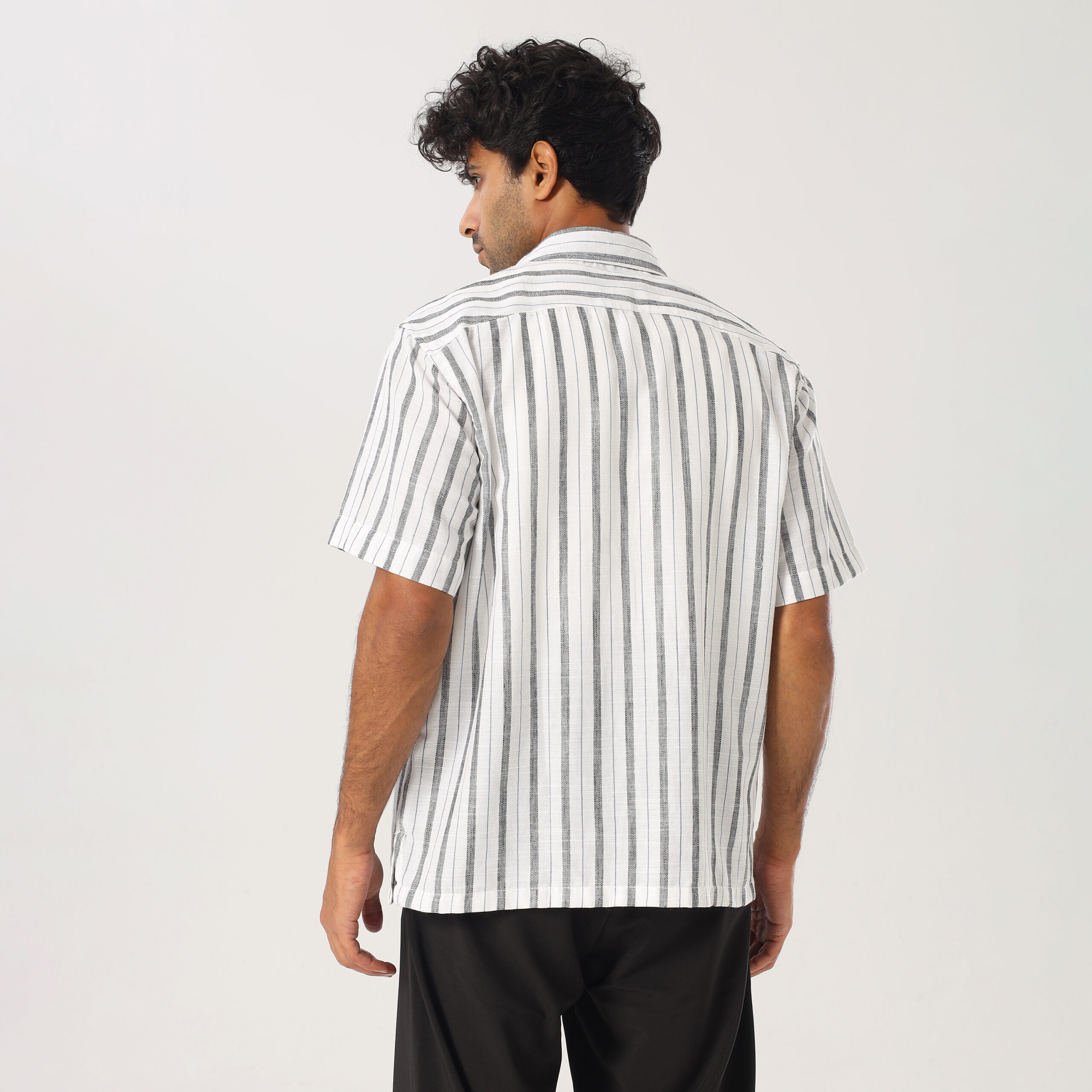 Half-sleeves Shabika Shirt-Grey - Image 5