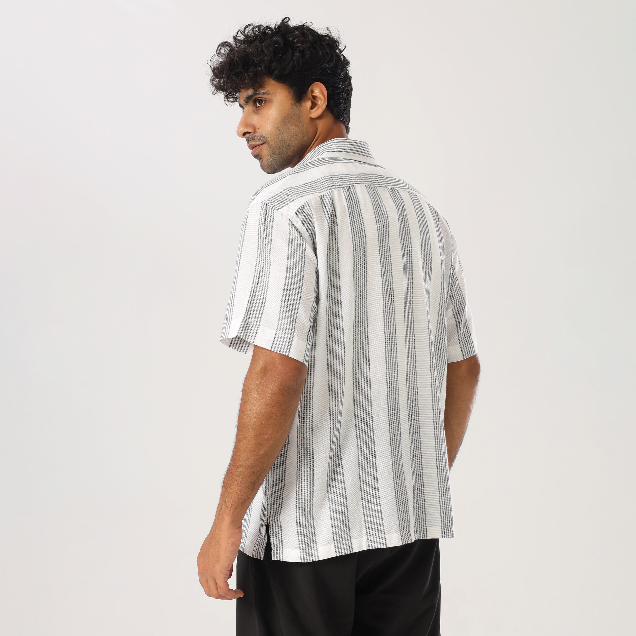 Half-sleeves Shabika Shirt-White - Image 4