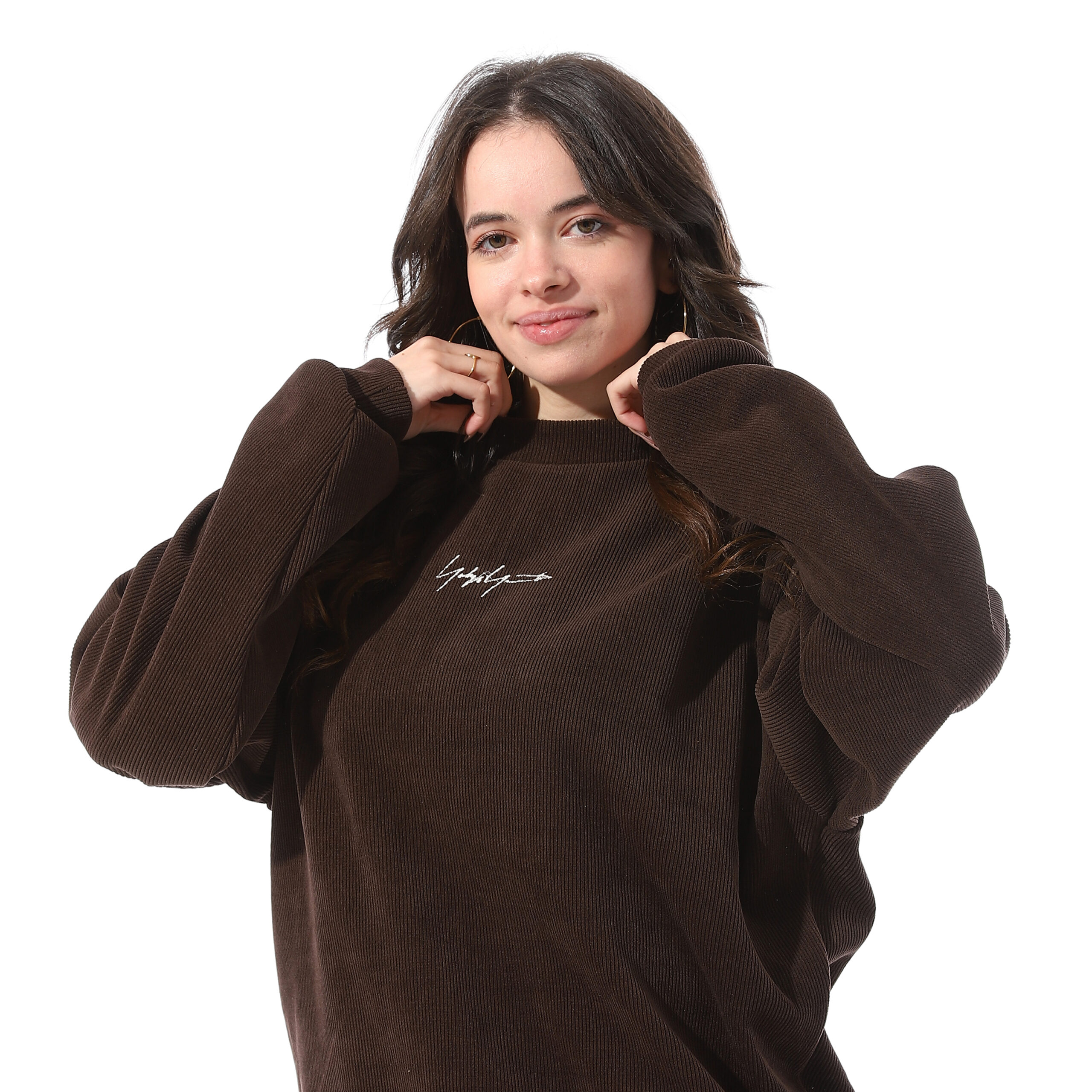 Oversized Velvet Set-Brown - Image 3