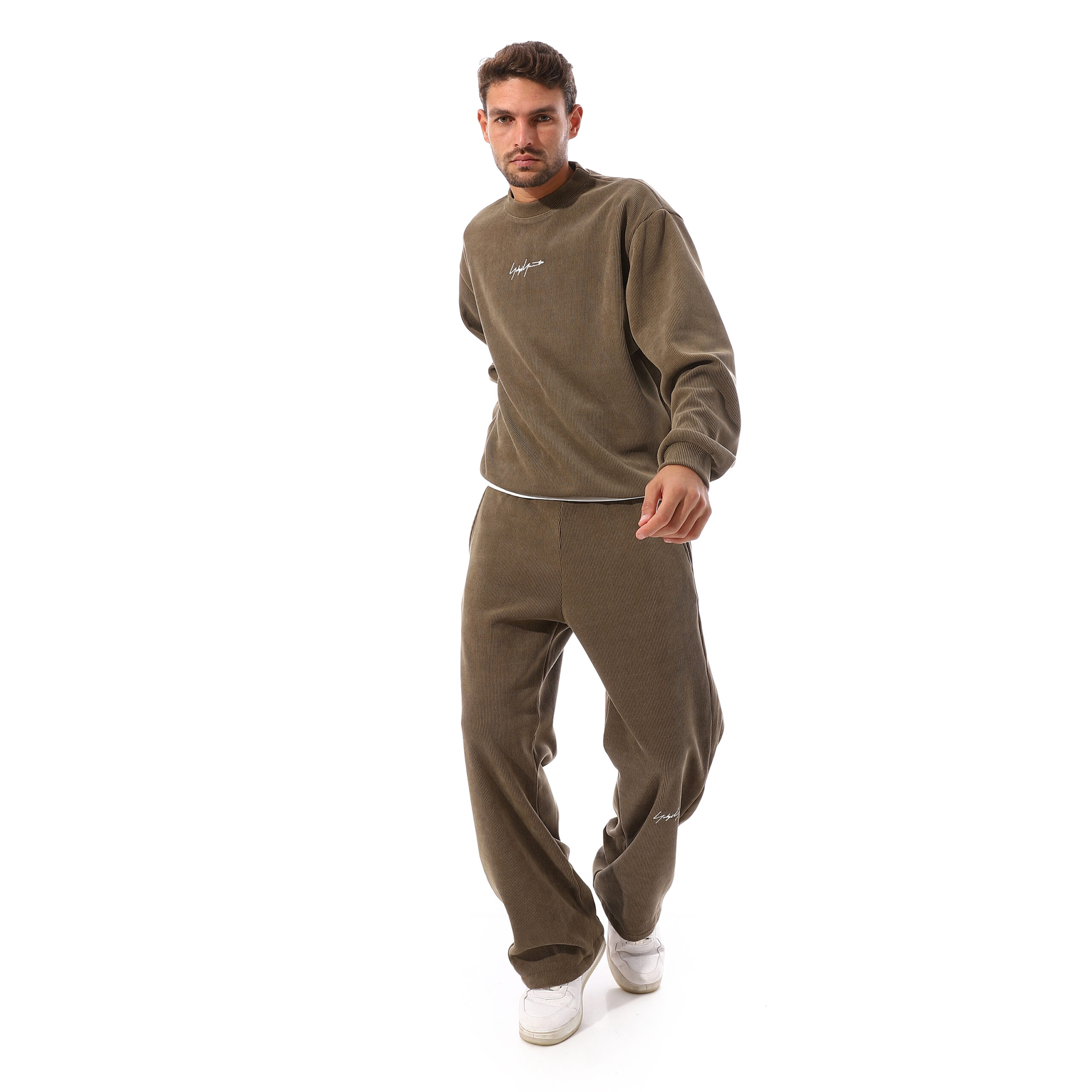 Velvet Suit-Olive - Image 5