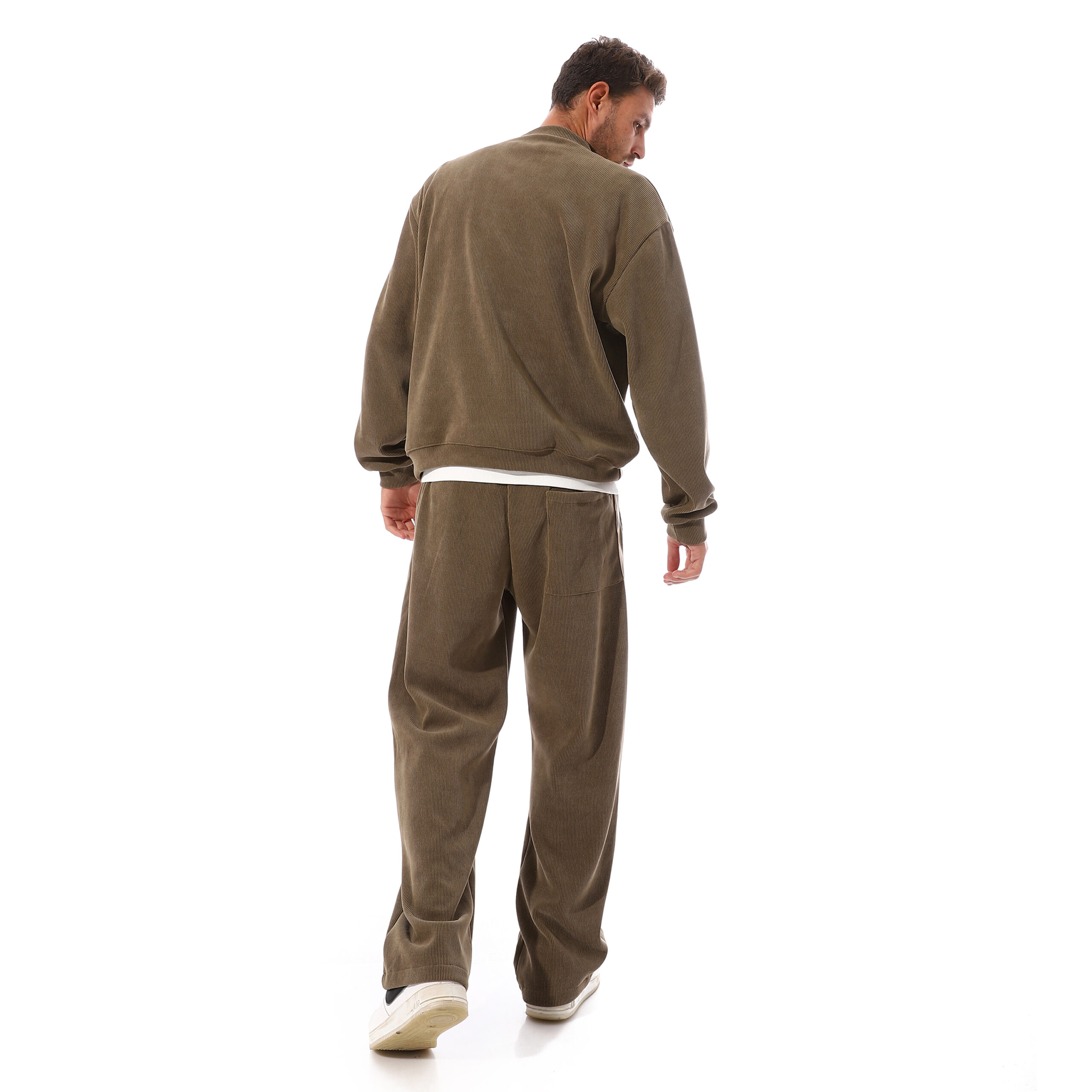 Velvet Suit-Olive - Image 3