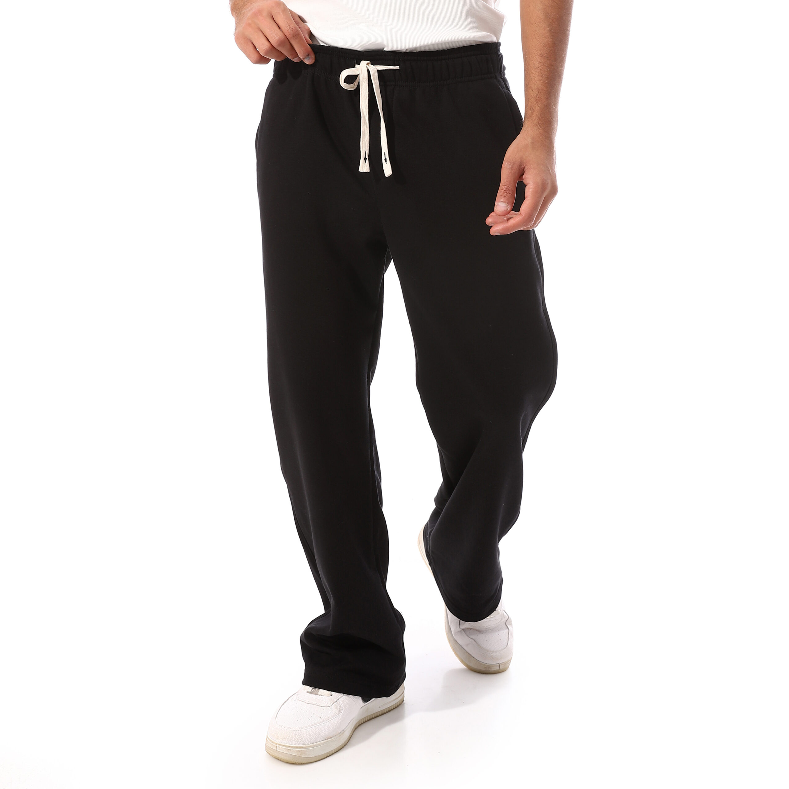 SweatPant Wide-leg-Black